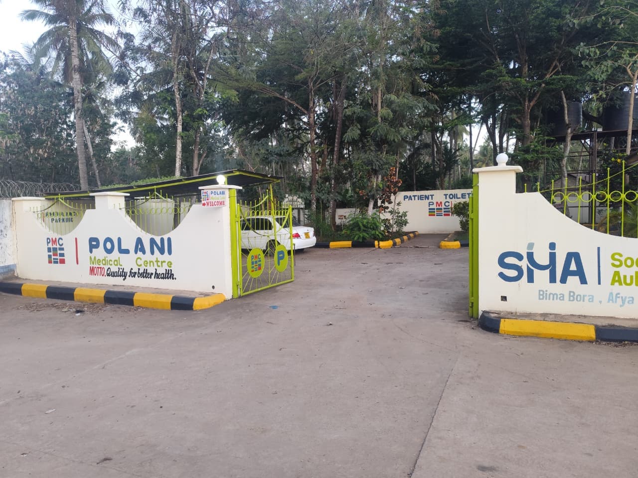 Polani Medical Centre facility entrance in Kaloleni Kilifi County